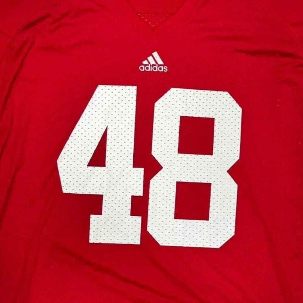 Wisconsin Badgers #48 Adidas NCAA College Football‎ Jersey Size XL